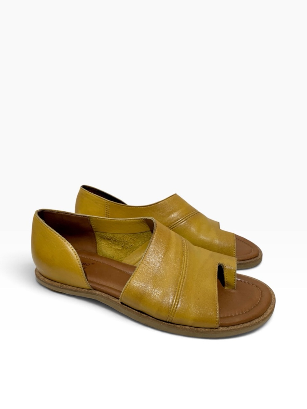 Women’s Handcrafted Sergio Tomani Leather Lulu 580 Flats Sz 9